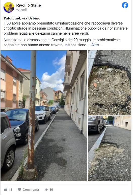 Anteprima post M5S Rivoli